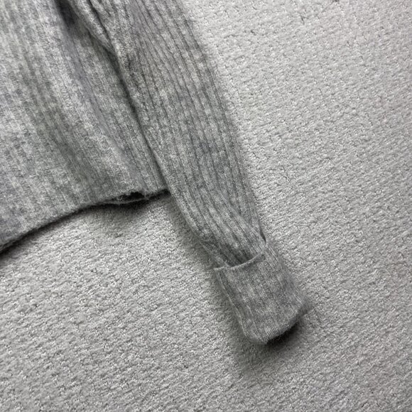 H&M Grey Chunky Knit Crewneck Cozy Thick Wool Alpaca Blend Sweater XSmall Read* - Picture 14 of 16